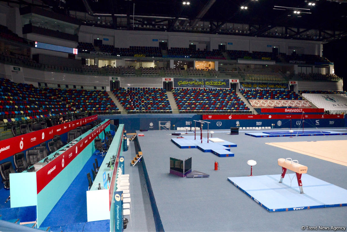 All conditions created at National Gymnastics Arena in Baku for full-fledged training