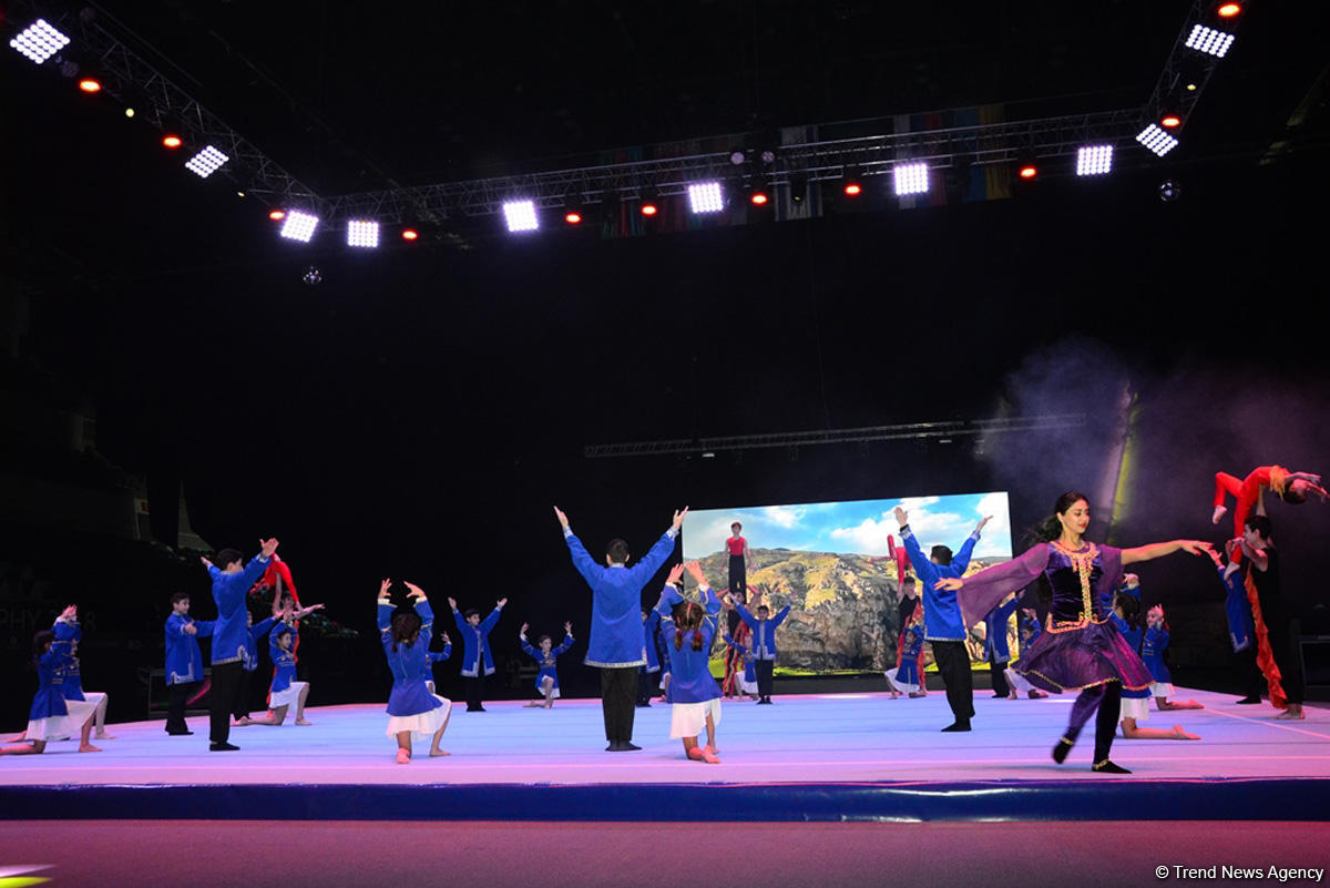 Baku hosts opening ceremony of FIG Acrobatic Gymnastics World Cup [PHOTO]