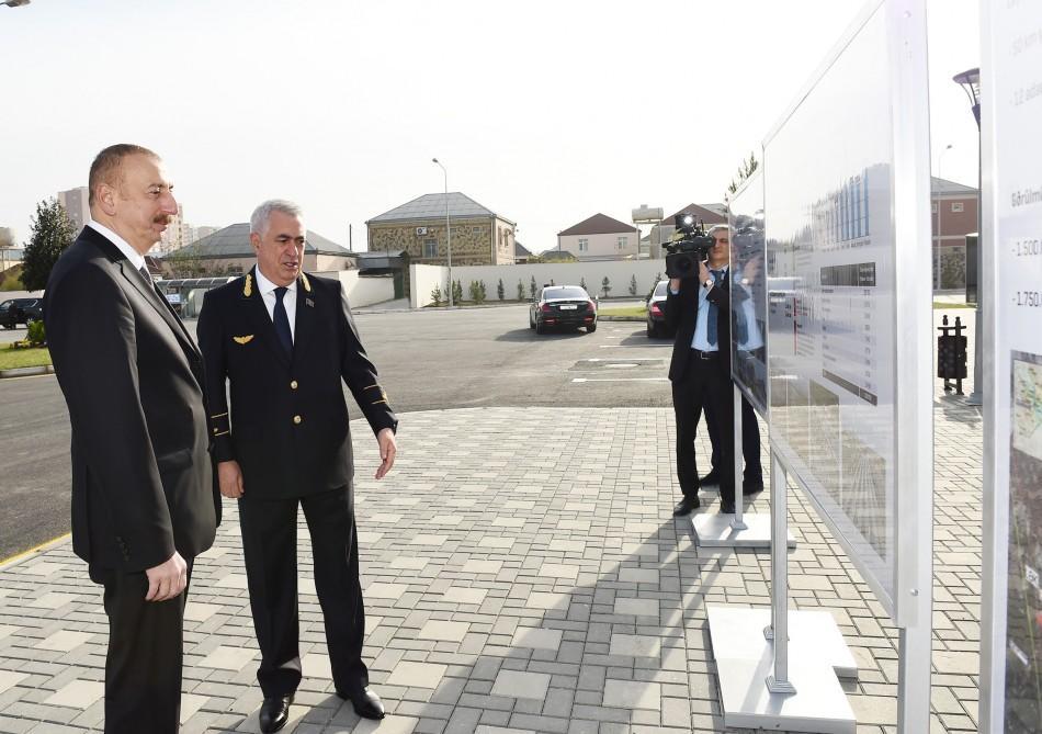 Azerbaijani president arrives in Sumgait for visit [UPDATE]