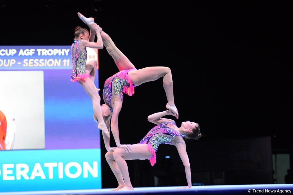 Finals of FIG Acrobatic Gymnastics World Cup kick off in Baku [PHOTO]