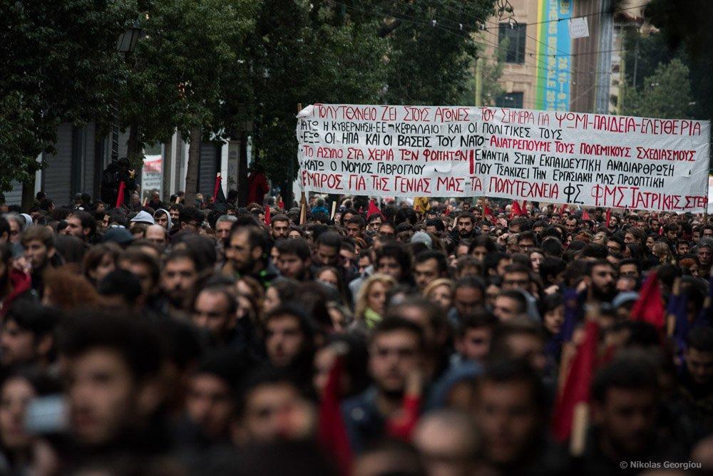 Greece marks 45th anniversary of student uprising against military junta