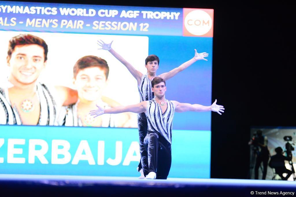 Azerbaijani gymnasts grab silver at FIG Acrobatic Gymnastics World Cup