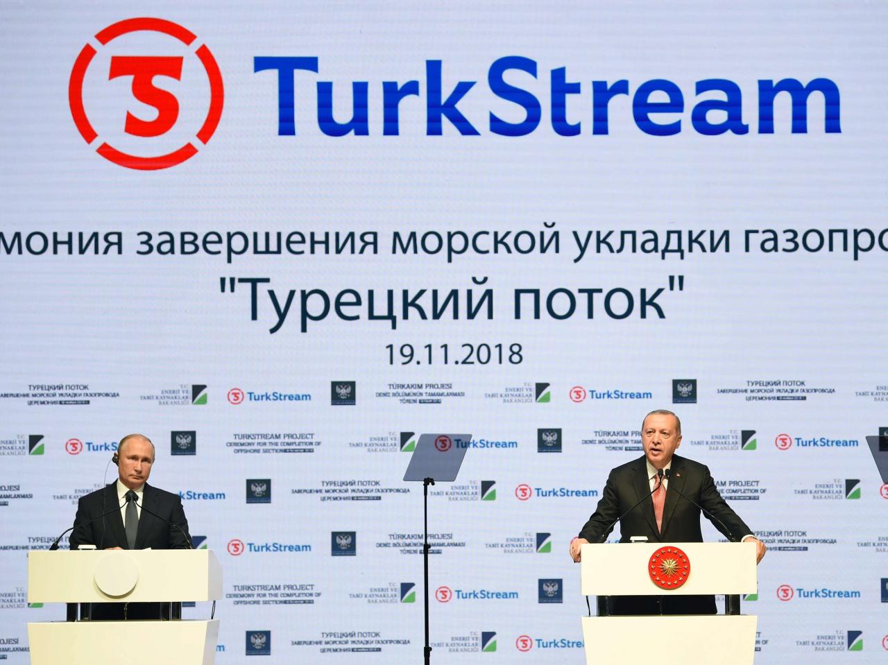 Offshore part of Turkish Stream solemnly opens