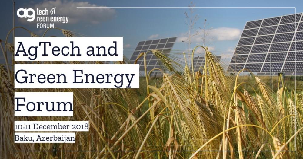 AgTech and Green Energy to gather green technology experts in capital
