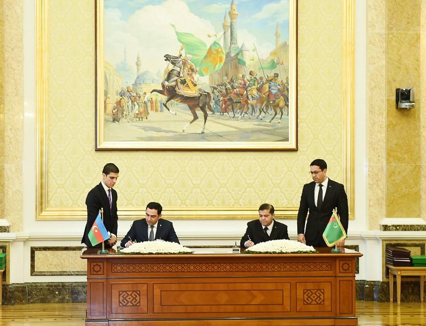 Azerbaijan, Turkmenistan sign bilateral documents [UPDATE] - Gallery Image