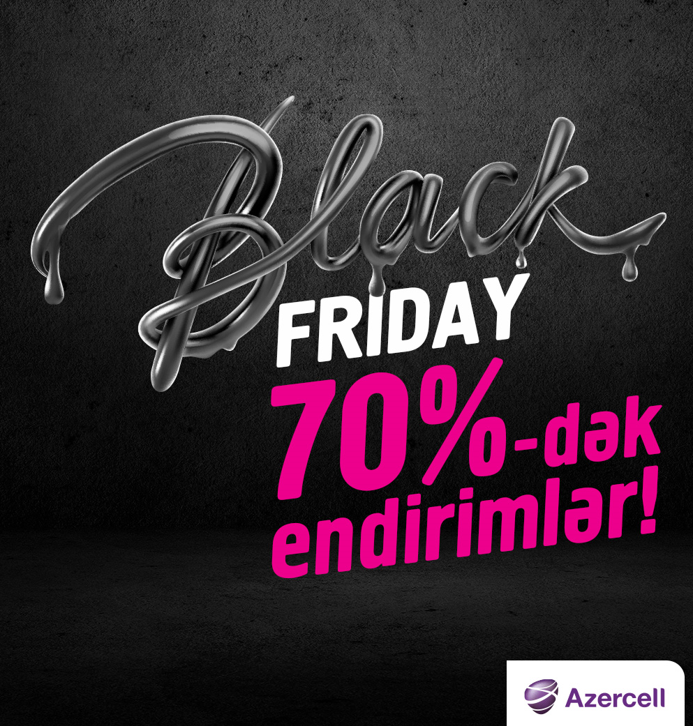 Amazing discounts on Black Friday from Azercell! [PHOTO]