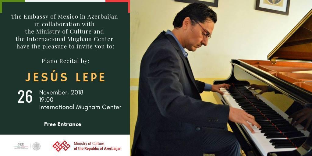 Mexican pianist to perform in Baku
