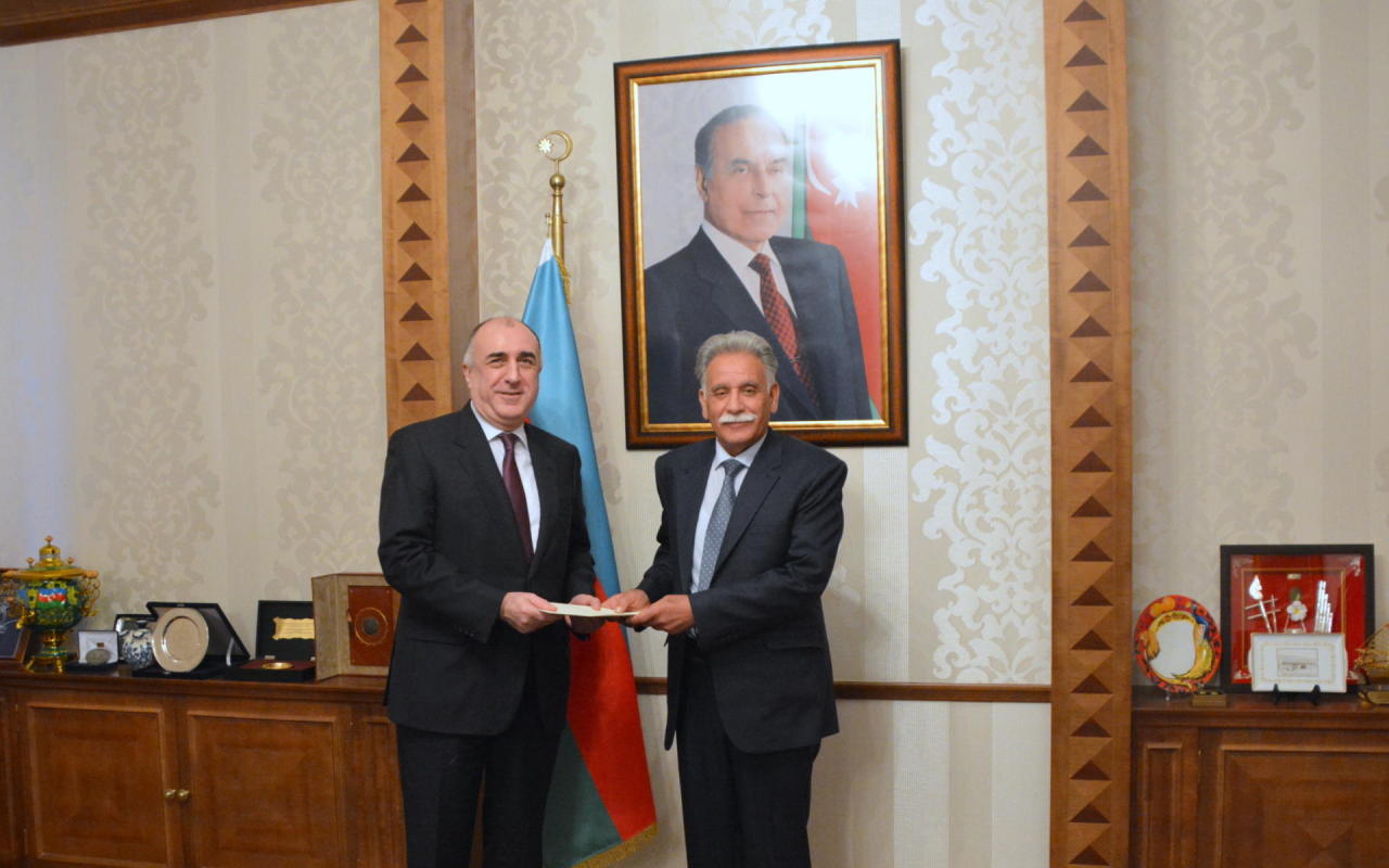 Azerbaijani FM receives newly appointed ambassador of Afghanistan [PHOTO]