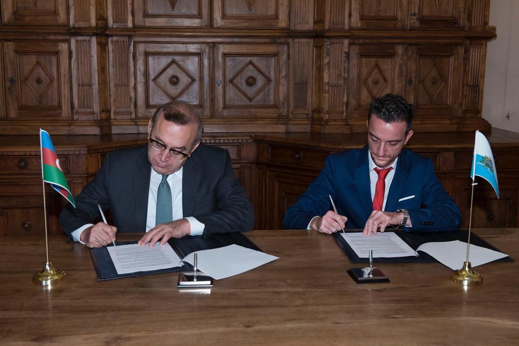 SOCAR, San Marino state company ink memorandum of understanding [PHOTO]