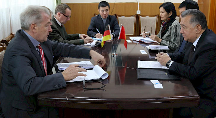 State Agency for Local Government of Kyrgyzstan discuss rural development with colleagues from Germany and China