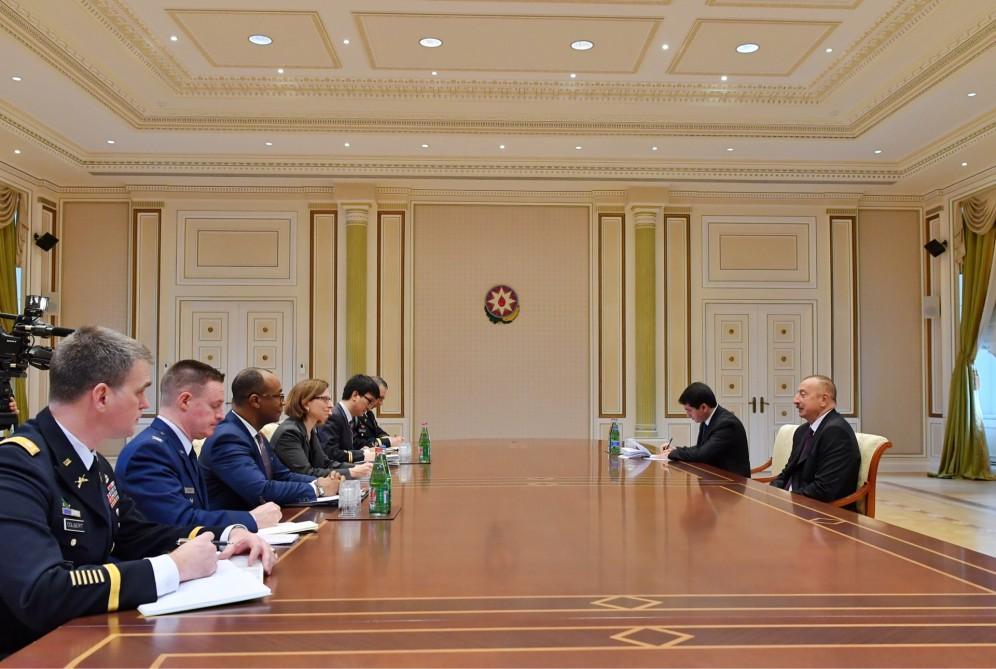 President Aliyev receives delegation of US Department of Defense [UPDATE]