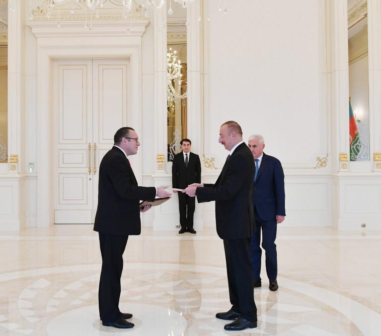 President Ilham Aliyev receives credentials of newly appointed ambassadors [UPDATE]