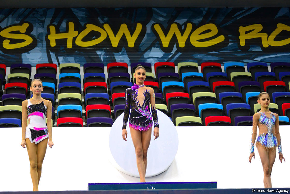 Winners of second day of 25th Azerbaijan Championship in Rhythmic Gymnastics awarded [PHOTO]