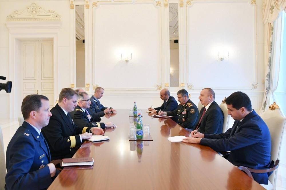 Azerbaijani president receives NATO Supreme Allied Commander Europe