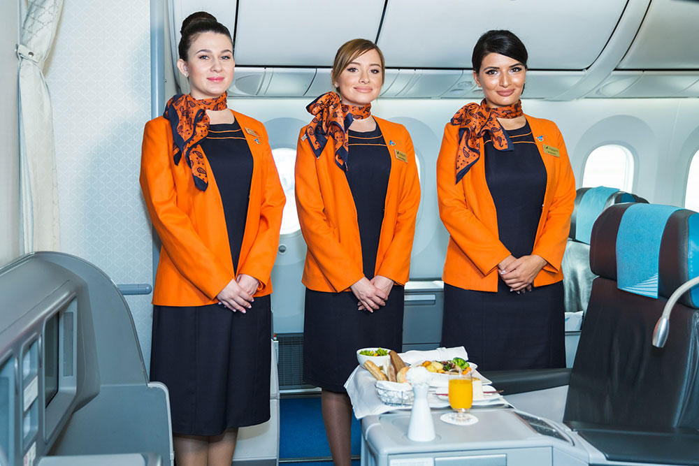 To the attention of females, willing to work as flight attendant of Azerbaijan Airlines (AZAL)