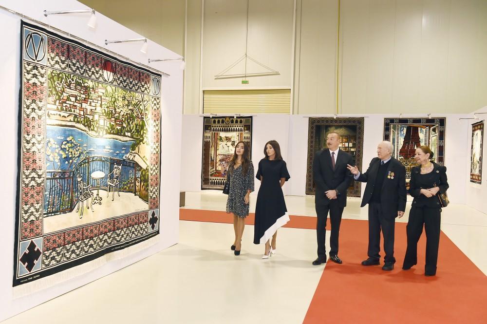 President Ilham Aliyev, First Lady Mehriban Aliyeva view exhibition marking 90th anniversary of People’s Artist Tahir Salahov [PHOTO]