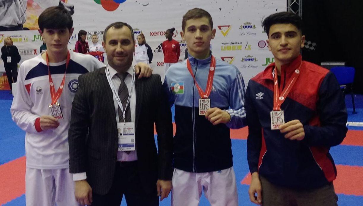 National karatekas win 3 medals in Italy [PHOTO]