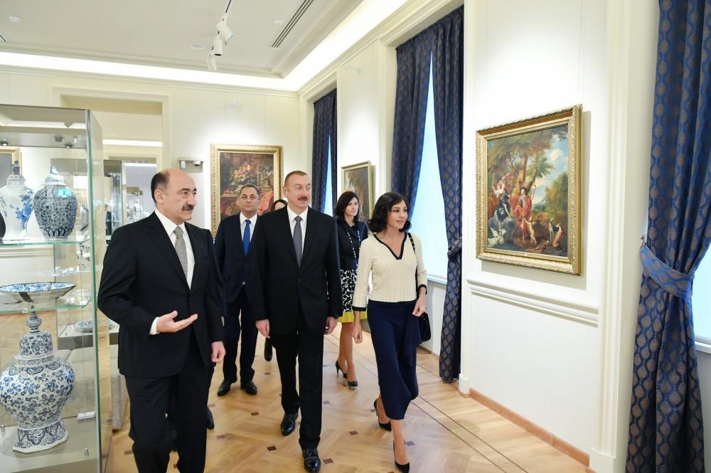 Azerbaijani president, First Lady inaugurate building of National Museum of Art after overhaul [PHOTO]