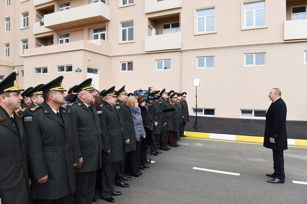 President Aliyev: The state will give out at least 800 apartments to families of martyrs and Karabakh war disabled next year