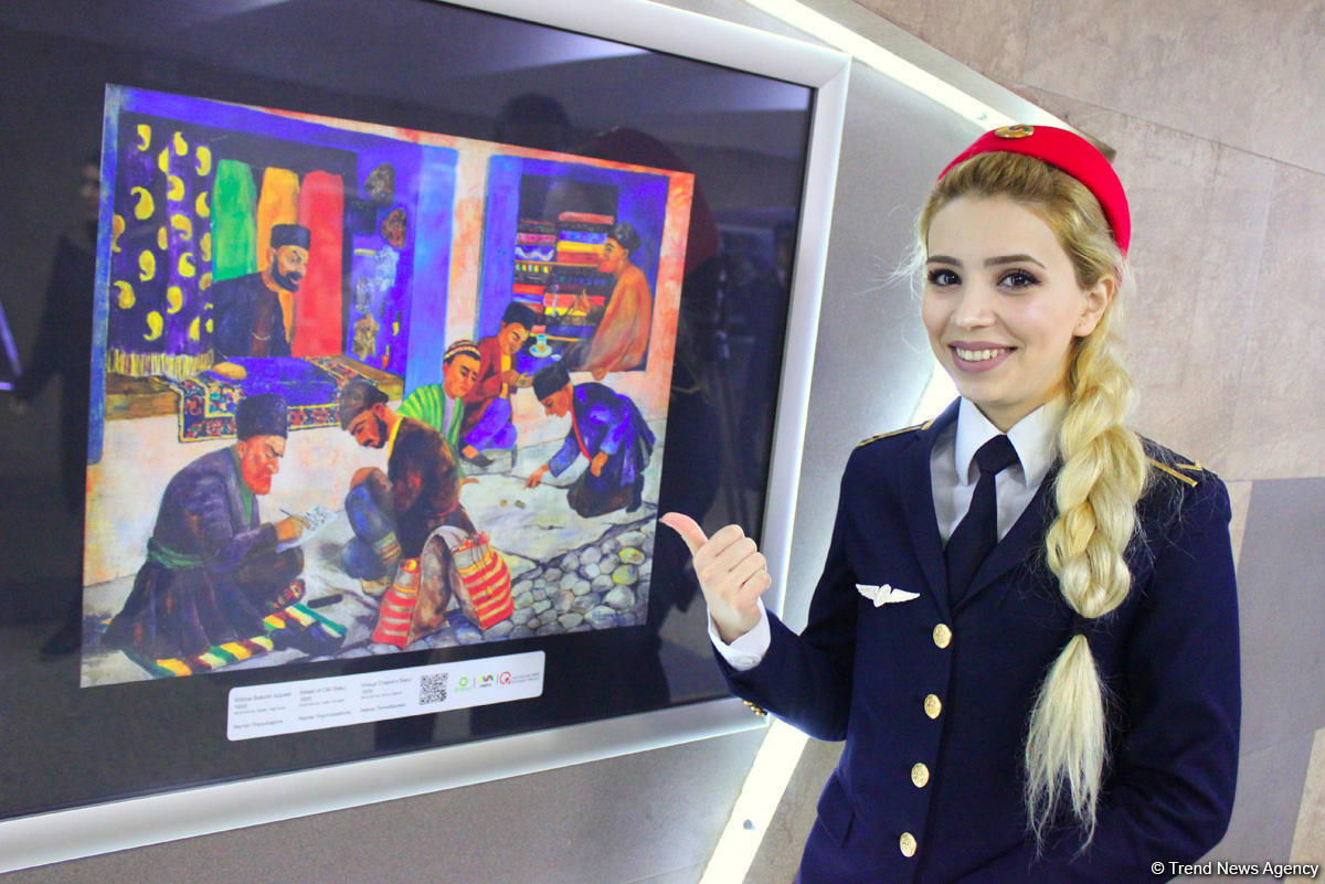 Baku Metro presents masterpieces of national art [PHOTO]