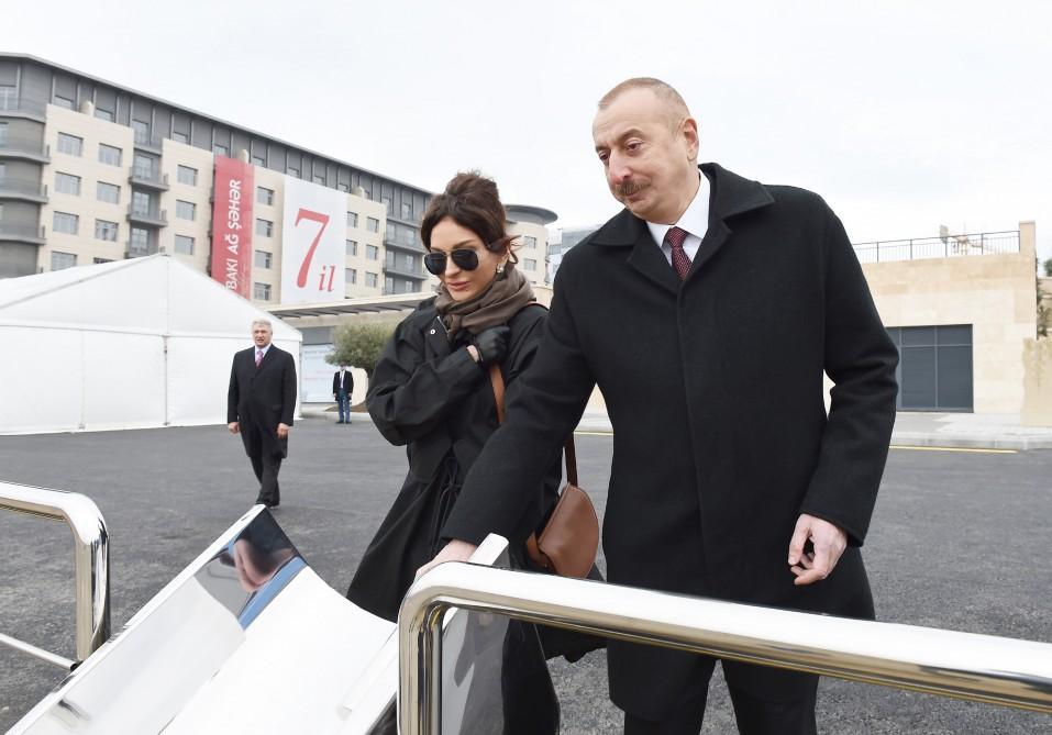 Azerbaijani president, First Lady familiarize with projects in White City [PHOTO]