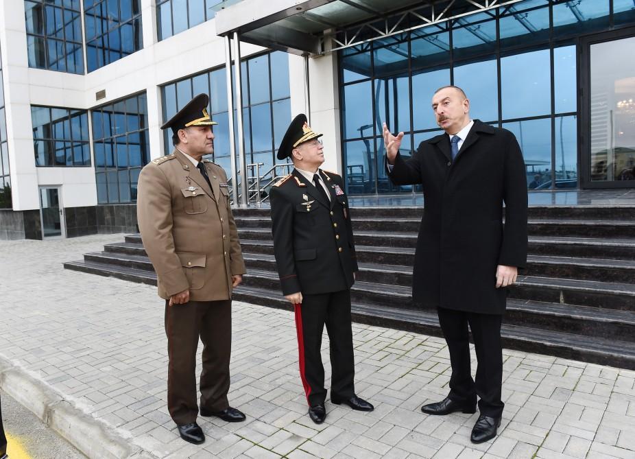 President Aliyev attends inauguration of sports & health club of Emergency Situations Ministry [PHOTO]