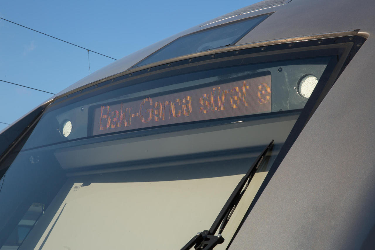 Launch date of BakuGanjaBaku express train services made public