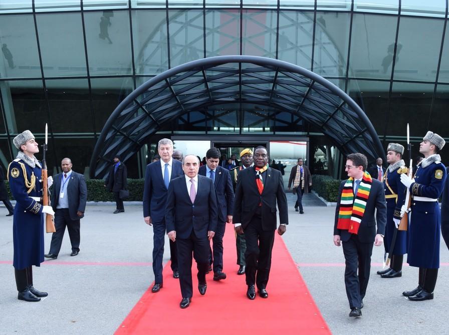 Zimbabwean President Emmerson Mnangagwa ends working visit to Azerbaijan