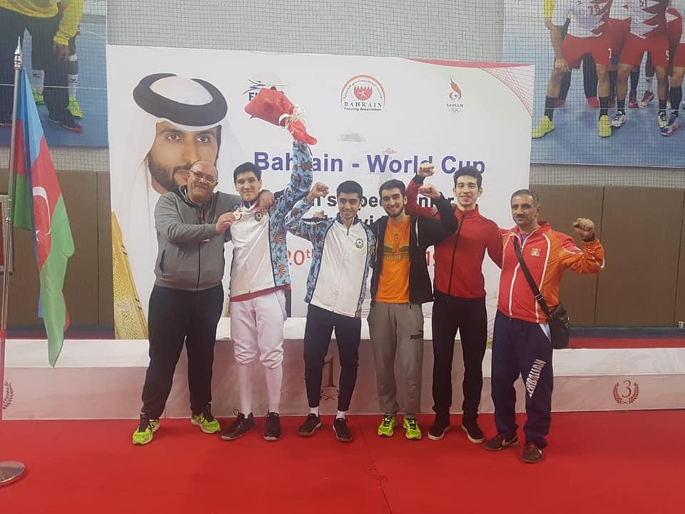 Azerbaijani fencer grabs silver at Bahrain Youth World Cup [PHOTO]
