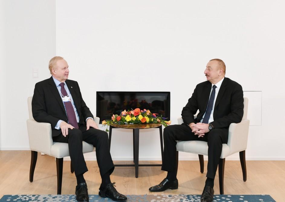 Azerbaijani president meets BP CEO [PHOTO]