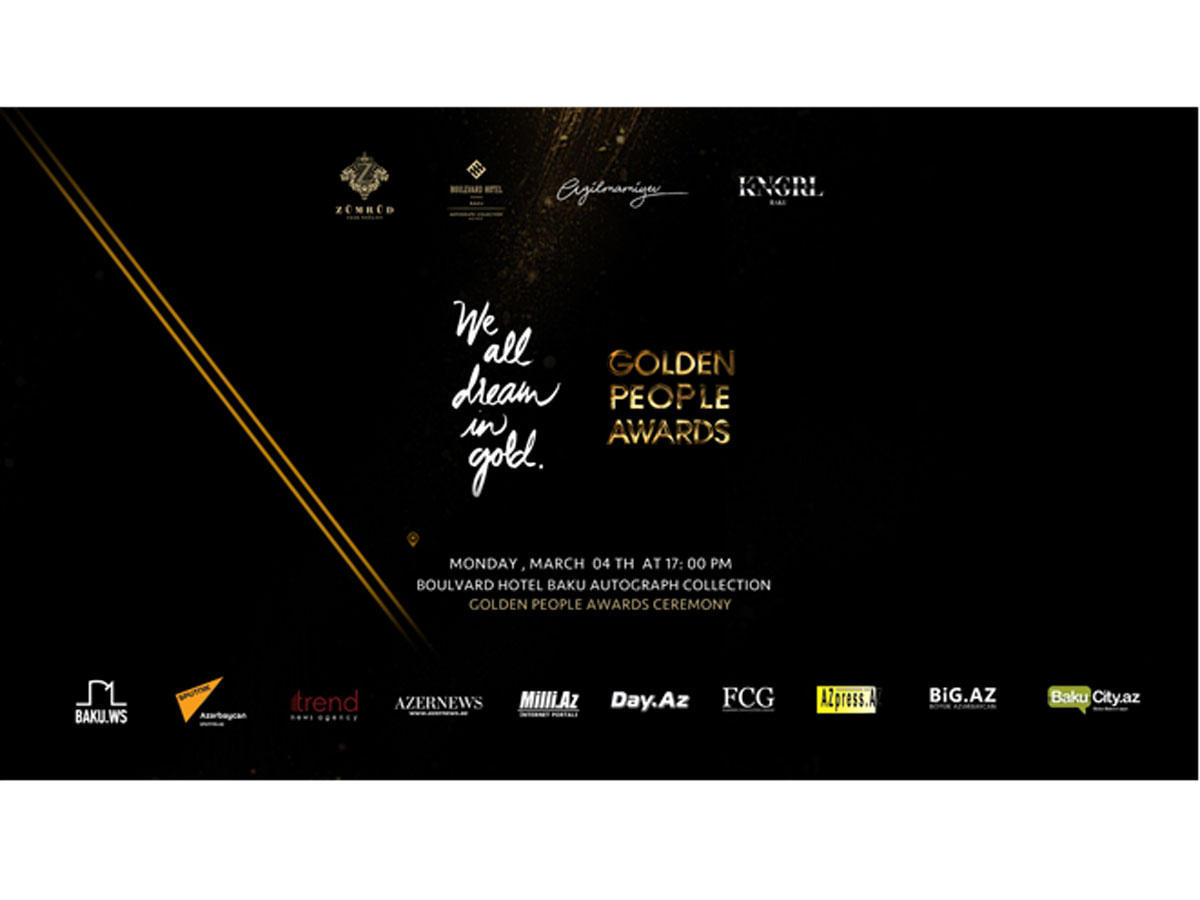 Baku to host Golden People Awards [PHOTO]