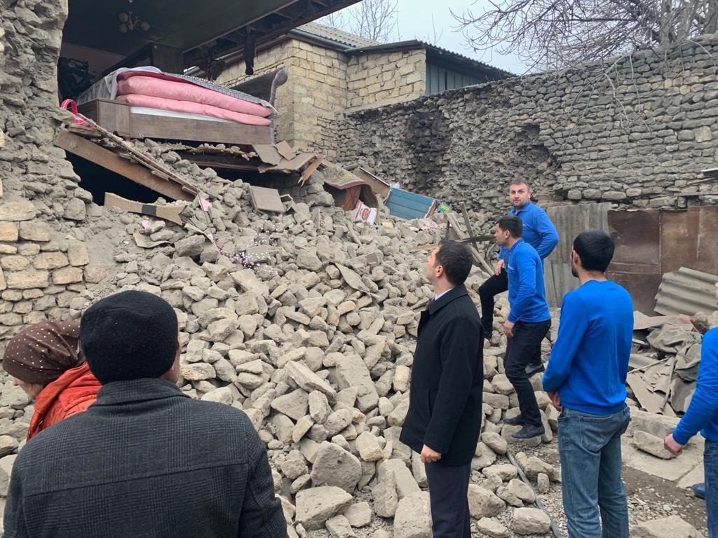 Azerbaijani public association reps meet residents of earthquake-affected regions [PHOTO]