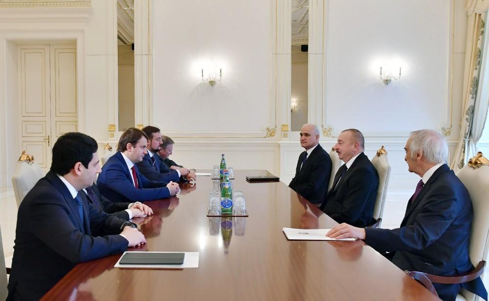President Aliyev receives Russian minister of economic development [UPDATE]