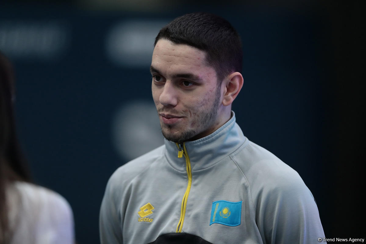 Kazakh athlete thanks Azerbaijan Gymnastics Federation for created conditions