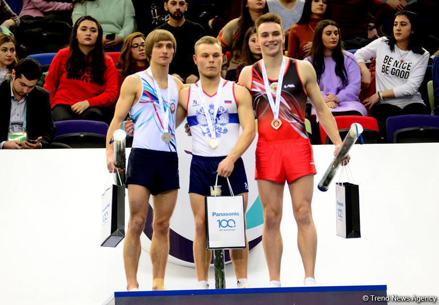 Winners of tumbling competition as part of World Cup awarded in Baku [PHOTO]