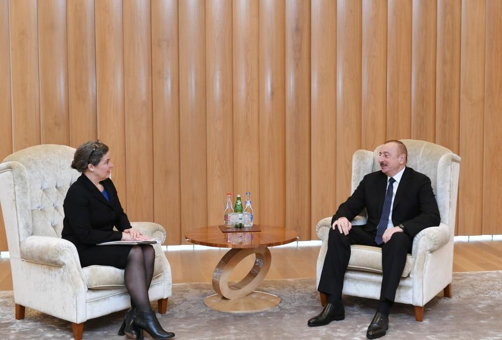 Ilham Aliyev meets US deputy assistant secretary of state for energy diplomacy [UPDATE]