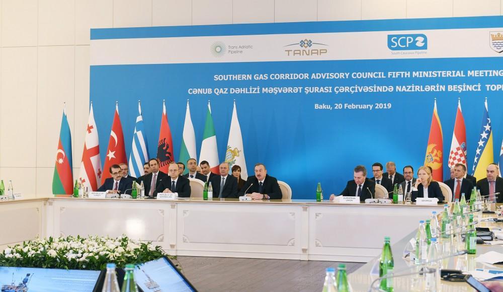 Ilham Aliyev attends 5th ministerial meeting within SGC Advisory Council in Baku [UPDATE]