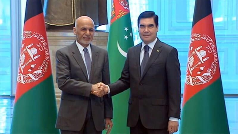 Turkmen, Afghan leaders hold talks in Ashgabat