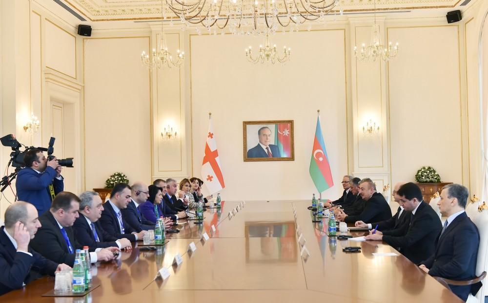 Azerbaijani, Georgian presidents hold expanded meeting [UPDATE]