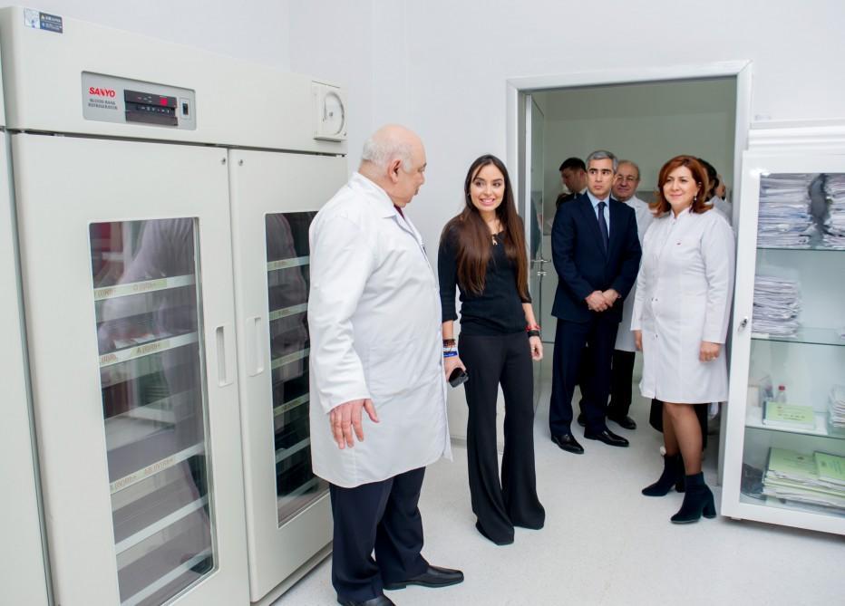 Vice-President of Heydar Aliyev Foundation visits Scientific Research Institute of Hematology and Transfusion [PHOTO]