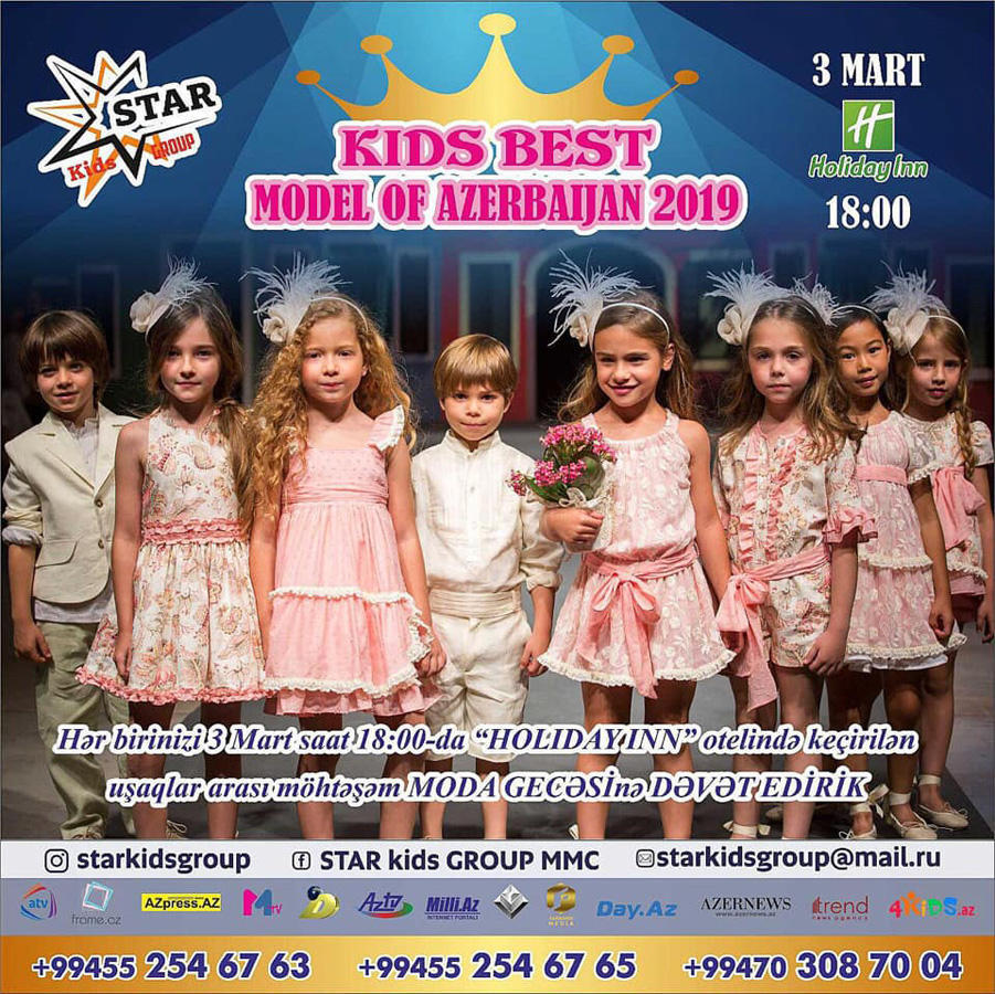 Baku to host Kids Best Model of Azerbaijan 2019 [PHOTO]