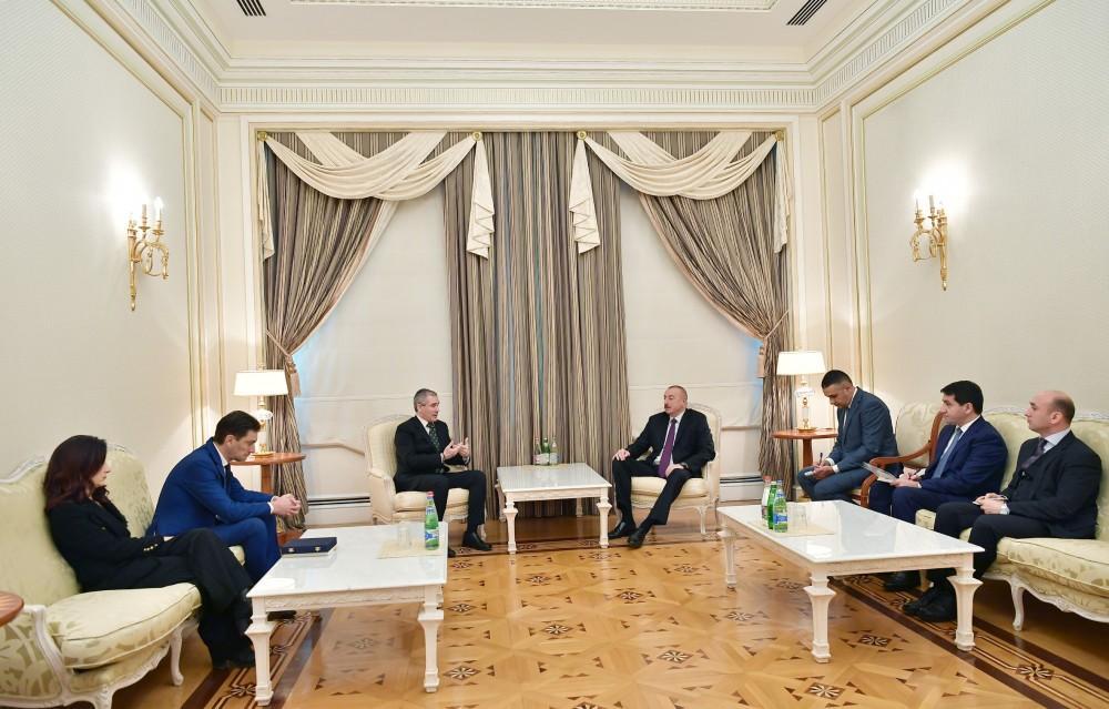 Azerbaijani president receives Italian delegation [UPDATE]