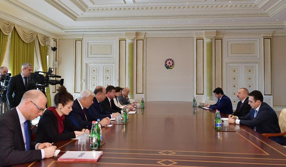 President Aliyev receives delegation led by OSCE Chairperson-in-Office [UPDATE]