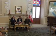 Mammadyarov meets with Chairman of Iranian Parliament