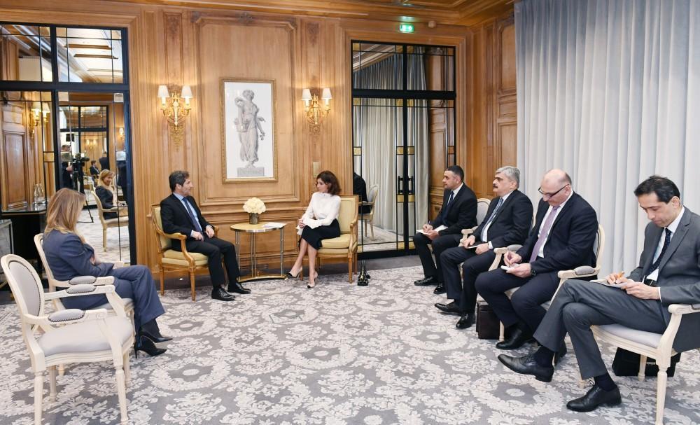 First VP of Azerbaijan Mehriban Aliyeva meets SUEZ executive VP [PHOTO]