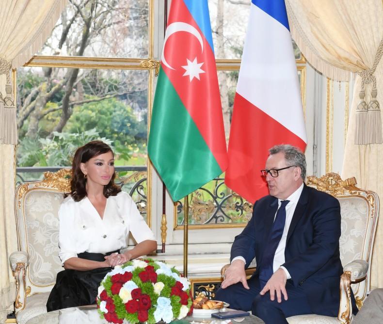 First VP of Azerbaijan meets president of French National Assembly Richard Ferrand [UPDATE]