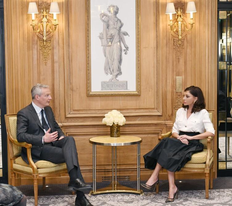 First VP of Azerbaijan meets French Minister of Economy and Finance [UPDATE]