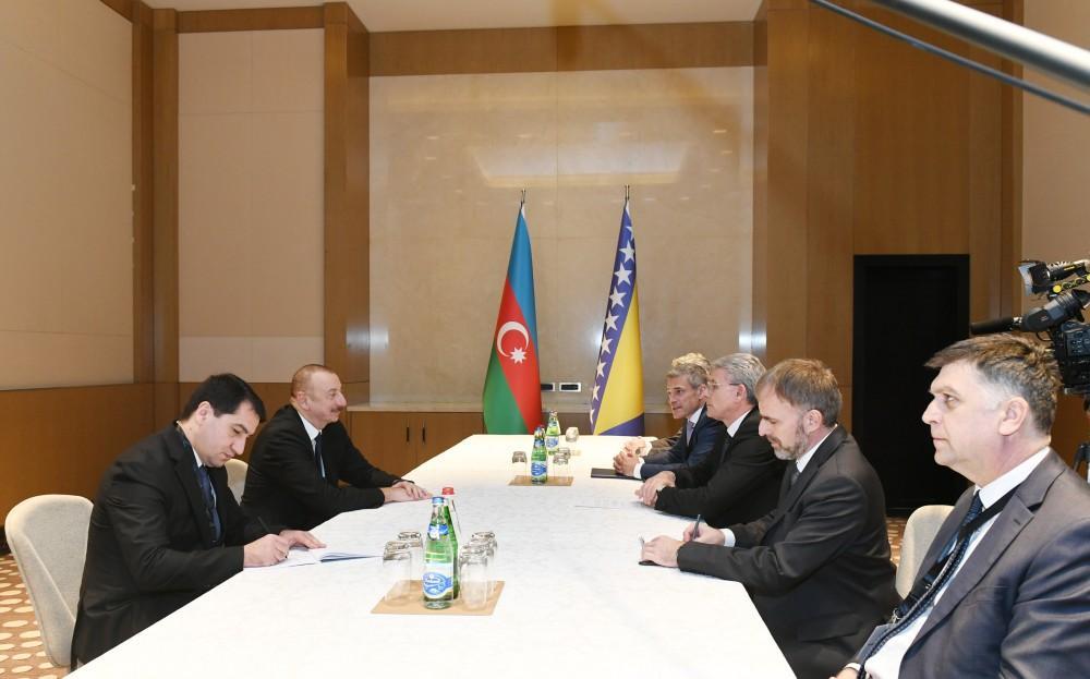 President Ilham Aliyev meets Member of Presidency of Bosnia and Herzegovina