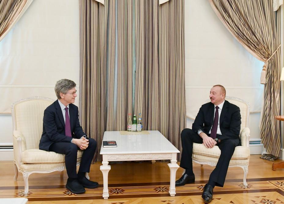 Ilham Aliyev receives UN secretary-general’s special advisor on Sustainable Development Goals [UPDATE]