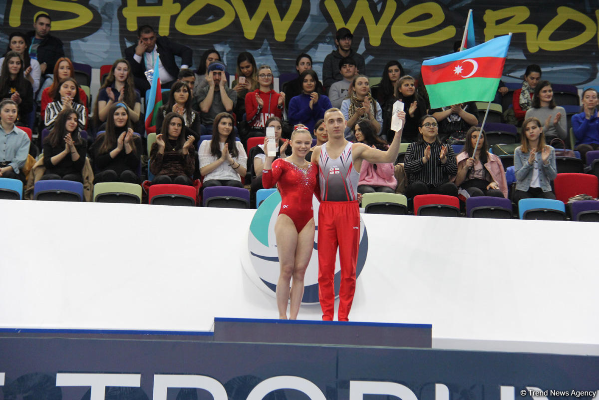 AGF Trophy awarded as part of FIG World Cup in Baku [PHOTO]